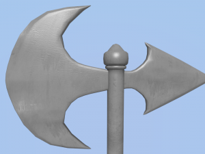 medieval axe 2 Modelo 3D