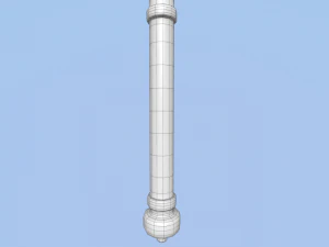 средневековый топор 2 3D Модель