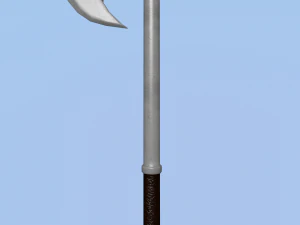 средневековый топор 2 3D Модель