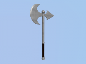 medieval axe 2 Modelo 3D