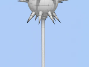medieval mace 1 3D Model