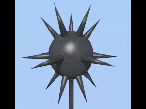 medieval mace 1 3D Model