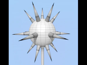 medieval mace 1 3D Model