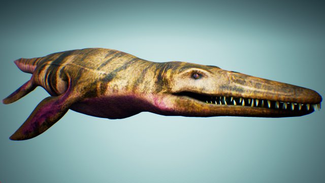 ocean pliosaur pack with ue4 support 3D-Modell .c4d .max .obj .3ds .fbx .stl .blend 