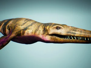 ocean pliosaur pack with ue4 support 3D Model