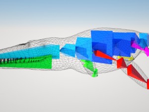 ocean pliosaur pack with ue4 support 3D-Modell