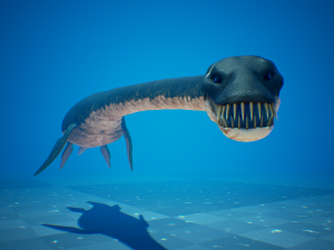 ocean plesiosaur pack - with ue4 support Modèle 3D