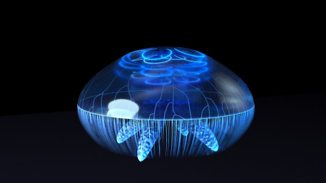 jellyfish - ue4 octane support 3D-Modell .c4d .max .obj .3ds .fbx .stl .blend 