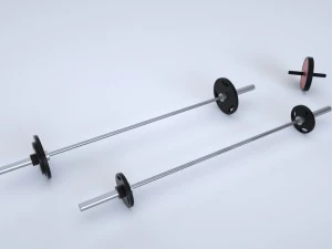 gym equipment collection 47 pieces 3D Model
