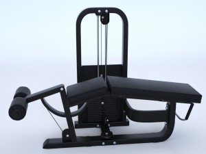 gym equipment collection 47 pieces Modelo 3D