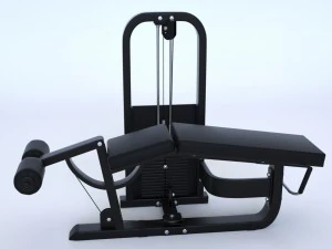 gym equipment collection 47 pieces 3D Model