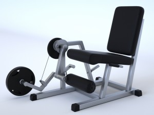 gym equipment collection 47 pieces Modelo 3D