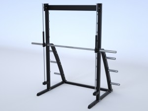 gym equipment collection 47 pieces Modelo 3D