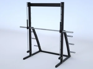 gym equipment collection 47 pieces 3D Model