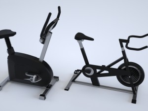 gym equipment collection 47 pieces Modelo 3D