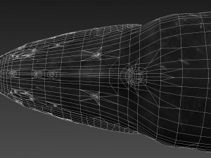 humpback whale with octane support 3D-Modell
