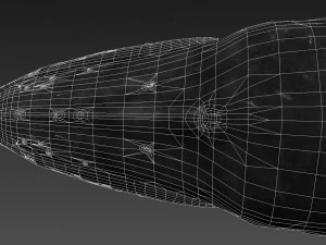 humpback whale with octane support 3D Model