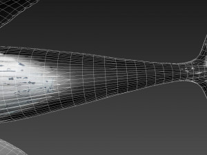 humpback whale with octane support 3D-Modell