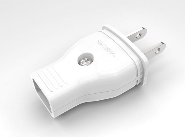 male plug standard 3D-Modell .c4d .max .obj .3ds .fbx .stl .blend 