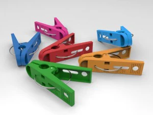 pinza para la ropa Modelo 3D