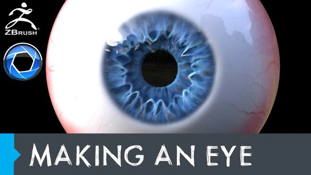 Making an Eye in Zbrush and Rendering 