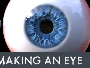 Making an Eye in Zbrush and Rendering 3D Tutorials