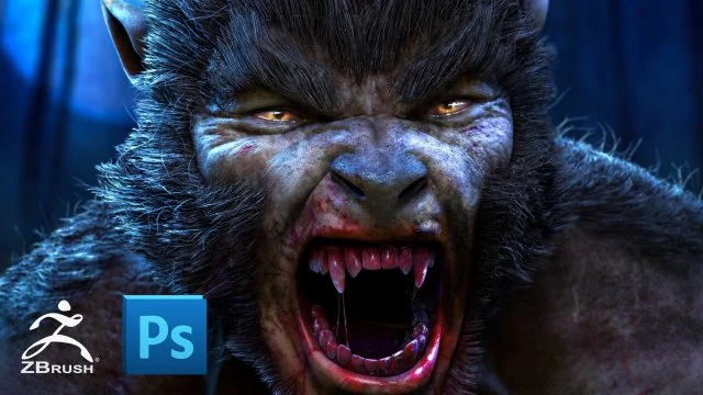 Making a Werewolf in Zbrush 