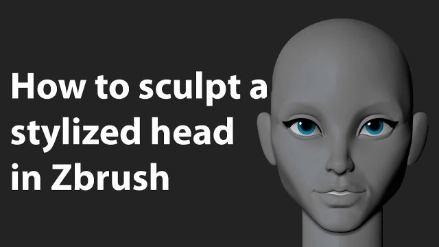 Comment sculpter une bouche stylis&eacute;e dans zbrush 