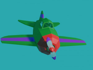 airplane 3D 模型
