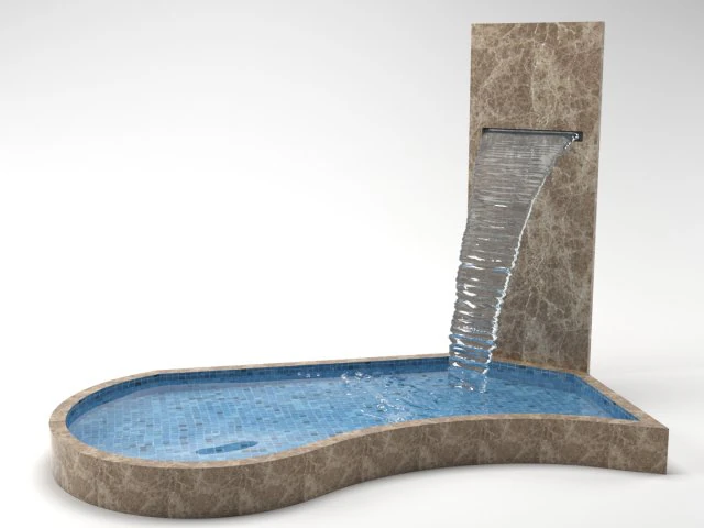 fountain 3D Model .c4d .max .obj .3ds .fbx .stl .blend 