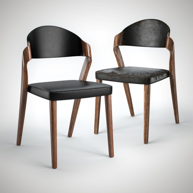 designer chair with new and old textures 3D मॉडल .c4d .max .obj .3ds .fbx .stl .blend 