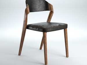 designer chair with new and old textures 3D मॉडल