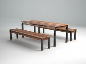 designer seating set with two textures 3D Model