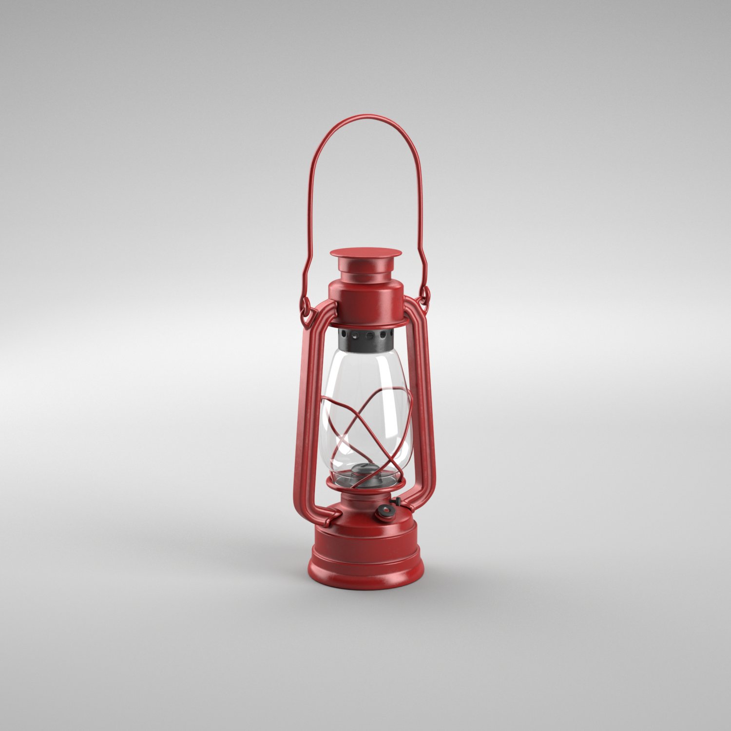 3D model Old Lamp Kerosene - 5 Texture Sets - PBR - Game Ready VR / AR /  low-poly