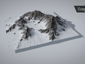 mountain snow 3D मॉडल