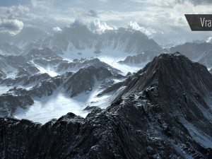 mountain snow 3D Model