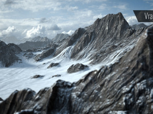 mountain snow 3D मॉडल