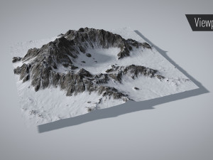 mountain snow 3D मॉडल
