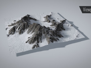 mountain snow 3D मॉडल