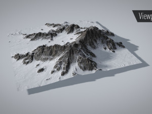 mountain snow 3D मॉडल