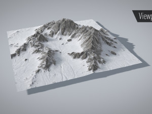 mountain snow 3D मॉडल