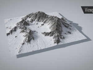 mountain snow 3D मॉडल