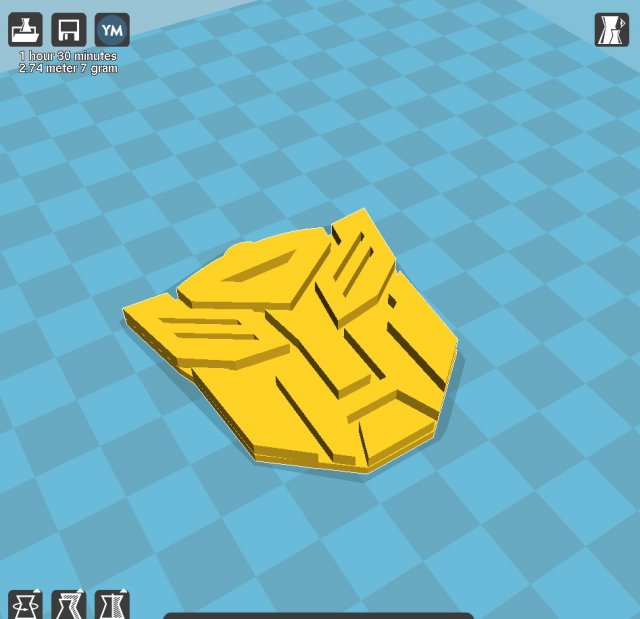 avtobot Model Cetak 3D .c4d .max .obj .3ds .fbx .stl .blend 