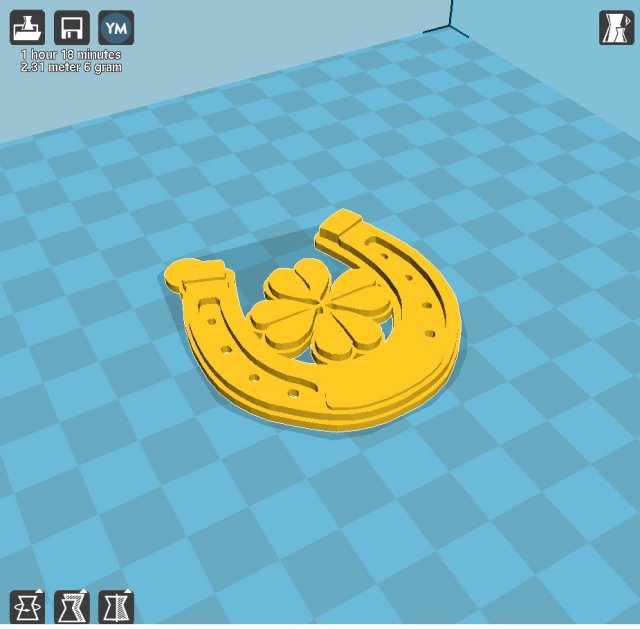 podkova Modello di stampa 3D .c4d .max .obj .3ds .fbx .stl .blend 