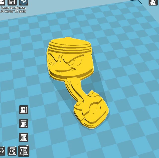 porshen 3D Model .c4d .max .obj .3ds .fbx .stl .blend