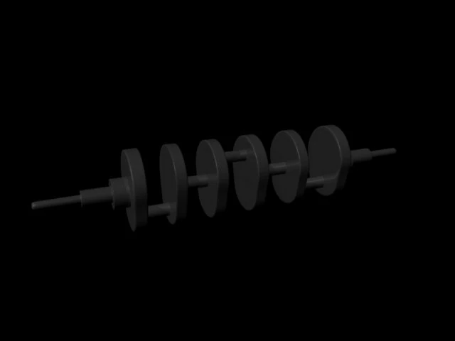 camshaft 3D Model .c4d .max .obj .3ds .fbx .stl .blend 