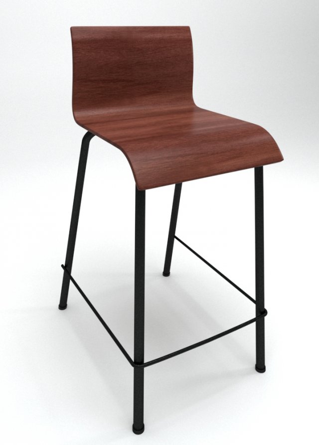 bar stool 3D मॉडल .c4d .max .obj .3ds .fbx .stl .blend 