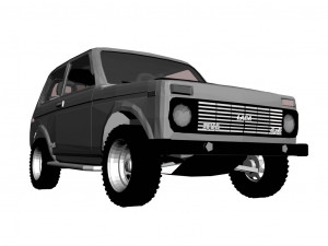 lada niva vaz 21213 3D Model