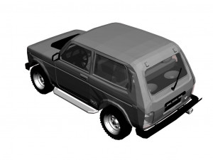 lada niva vaz 21213 3D Model