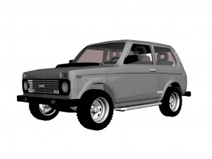 lada niva vaz 21213 3D Model
